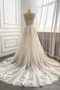 Robe de mariée Tulle Traîne Courte A-ligne Sans Manches Laçage - Page 3