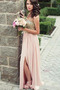 Robe de demoiselle d'honneur Naturel taille Train de balayage - Page 3
