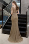 Robe de soirée Tulle Près du corps Col Bateau Luxueux Fourreau Avec Bijoux - Page 2