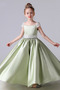 Robe de fille de fleur A-ligne Manche Courte Perle Naturel taille - Page 4