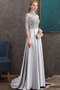 Robe de soirée Col haut Éternel Trou De Serrure a ligne 3/4 Manche - Page 3
