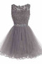 Robe de cocktail Vente Sans Manches Médium mini A-ligne Bleu - Page 9