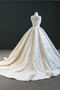 Robe de mariée Hiver Sans Manches Formelle Traîne Mi-longue Drapé - Page 5