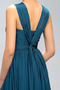 Robe de demoiselle d'honneur A-ligne Corsage plissé Elégant - Page 5