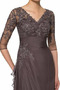 Robe mères Dentelle Formelle Col en V Printemps Naturel taille - Page 4