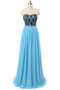 Robe de demoiselle d'honneur Longue Fermeture éclair Glamour - Page 1