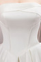 Robe de mariée Printemps Lacez vers le haut A-ligne Norme Satin - Page 4