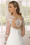 Robe de mariée Col en V Appliquer Manche Aérienne Taille haute - Page 2