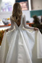 Robe de mariage a ligne Fermeture à glissière Automne Longue - Page 2