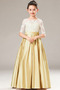 Robe de fille de fleur Longueur de plancher Manche Aérienne A-ligne - Page 3