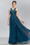 Robe de demoiselle d'honneur A-ligne Corsage plissé Elégant - Page 1