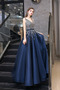 Robe de bal Luxueux Col en V Foncé À la masse Col en V Automne - Page 8