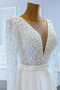 Robe de mariage Hiver A-ligne Manche Aérienne Laçage Satin Manche Longue - Page 8