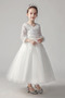 Robe de fille de fleur Balançoire Manche Aérienne Longueur Cheville - Page 5