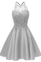 Robe de cocktail Courte Soie Été Petit collier circulaire Naturel taille - Page 14