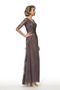 Robe mères Dentelle Formelle Col en V Printemps Naturel taille - Page 3