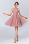 Robe de cocktail Décalcomanie Automne Ballon A-ligne Luxueux - Page 5