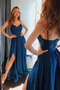 Robe de bal Tulle Couvert de Dentelle Longueur de plancher Col en V - Page 1