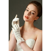 Gants de mariage Dentelle Court Printemps Moderne Dentelle Doigt entier