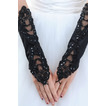 Gants de mariage Ivoire Sans doigt Appliquer Cérémonie Approprié