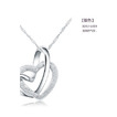 Collier et pendentif simple clavicule en argent pour femme