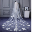 Mariage de mariée Voile exquis Voile de dentelle Long voile de mariage de luxe