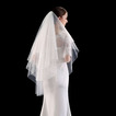 Nouveau voile photo de mariée voile couche de voile court avec voile de peigne voile simple