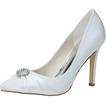 Nouveau strass chaussures pointues satin chaussures de mariage pour femmes chaussures de demoiselle d'honneur