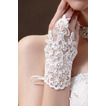 Gants de mariage blanc Mariage Perle Été Scintillait Mitaine