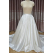 Satin Applique jupe robe de mariée jupe amovible train détachable accessoires de mariage taille personnalisée
