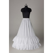 Petticoat de mariage Deux jantes Taffetas en polyester Robe pleine