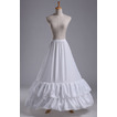 Petticoat de mariage Robe de mariée Taffetas en polyester Deux jantes