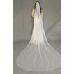 Voile de mariée Longue Longue Traîne chapelle Simple Ivoire Tulle