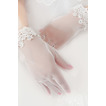 Gants de mariage Décoration gossamer Approprié Court blanc Dentelle