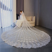 Grand voile de queue accessoires de mariage 3 mètres de long voile de mariée voile de mariée