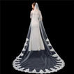 Voile de mariée blanc pur ivoire Applique de dentelle haut de gamme 3 mètres de long accessoires de mariage