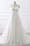 Robe de mariée Grandes Tailles Larges Bretelles Empire Chaussez