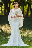 Robe de mariée Près du corps Sans Manches De plein air Naturel taille