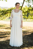 Robe de mariée Dentelle Jardin Fermeture à glissière Luxueux