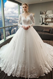 Robe de mariée Dentelle Lacez vers le haut Formelle Dentelle