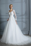 Robe de mariée Dos nu Salle gossamer Dentelle Formelle A-ligne