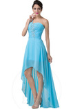 Robe de cocktail Laçage Festin Mousseline noble Naturel taille