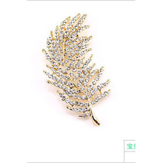 All-match arbre feuille alliage gros bijoux broche