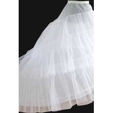 Petticoat de mariage Taille elastique Robe de mariée Taffetas en polyester