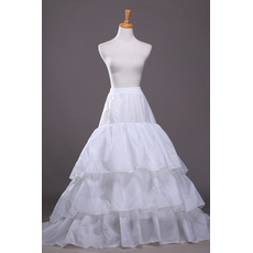 Petticoat de mariage Flouncing À la mode Trailing Robe de mariée