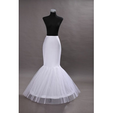 Petticoat de mariage Robe de mariée Sexy Spandex blanc Jantes simples