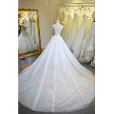 Appliques de dentelle mariage train détachable jupe amovible surjupe de mariée