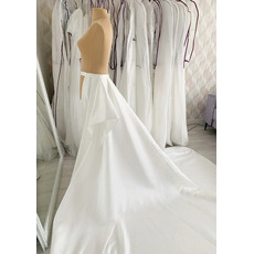 train de satin pour robe de mariée surjupe de mariée train de mariage détachable