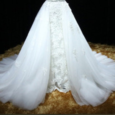 jupe de mariée robes de mariée en dentelle détachables avec jupe amovible tulle robes de mariée détachables train jupe détachable