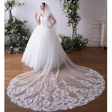2022 voile de mariée en dentelle voile de peigne à cheveux en métal accessoires de mariée voile de mariage